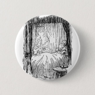 Kerstmis Ronde Button 5,7 Cm