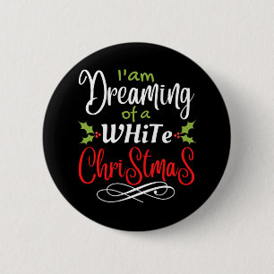 Kerstmis Ronde Button 5,7 Cm