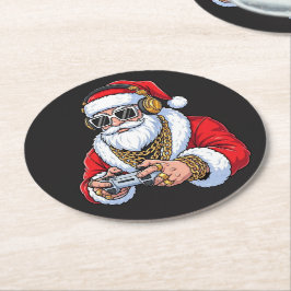 Kerstmis Ronde Kartonnen Onderzetter