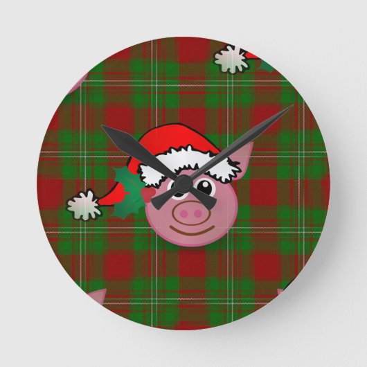 kerstmis ronde klok (Voorkant)