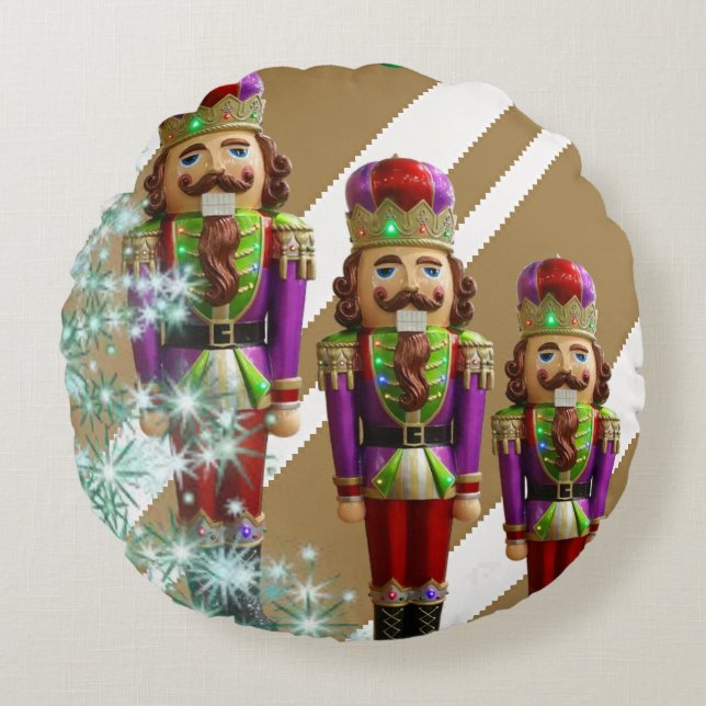 Kerstmis Ronde Kussen, Soldaat Rond Kussen (Voorkant)