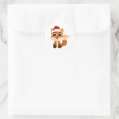 Kerstmis Ronde Sticker (Tas)