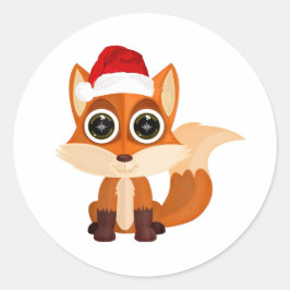 Kerstmis Ronde Sticker
