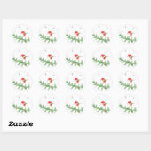 Kerstmis Ronde Sticker (Vel)