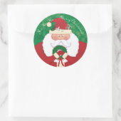 Kerstmis Ronde Sticker (Tas)