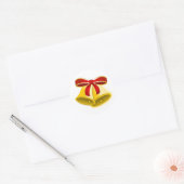 Kerstmis Ronde Sticker (Envelop)