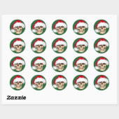 Kerstmis Ronde Sticker (Vel)