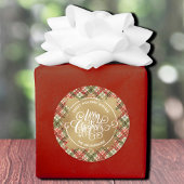 kerstmis ronde sticker