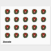 Kerstmis Ronde Sticker (Vel)
