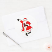 Kerstmis Ronde Sticker (Envelop)