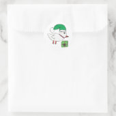 Kerstmis Ronde Sticker (Tas)