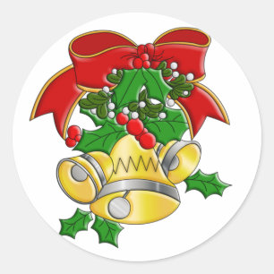 Kerstmis Ronde Sticker