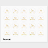 Kerstmis Ronde Sticker (Vel)