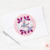 Kerstmis Ronde Sticker (Envelop)