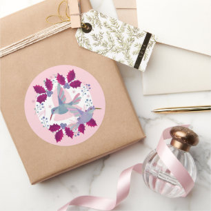 Kerstmis Ronde Sticker