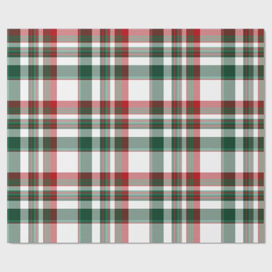 Kerstmis rood en groen cadeaupapier (Vlak)