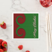Kerstmis Rood en Groen Napkins Servetten (Insitu)