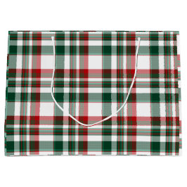 Kerstmis Rood En Groen Schotse Ruit Groot Cadeauzakje
