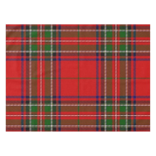 Kerstmis Rood en Groen Tafelkleed (Voorkant (Horizontaal))