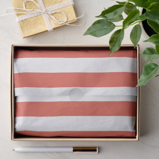 Kerstmis Rood en Wit Gestreept Tissuepapier (Geschenk)