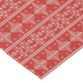 Kerstmis Rood en Wit Lelijk Trui Overhemd Tafelkleed (Gekanteld)