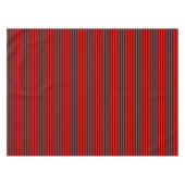 Kerstmis Rood en Zwart Streep Tafelkleed (Voorkant (Horizontaal))