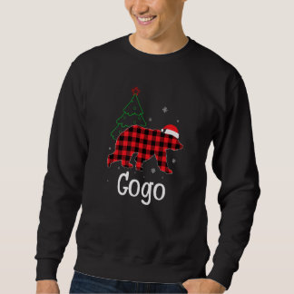 Kerstmis Rood Geruit Gogo Beer Lelijk Kersttrui Trui