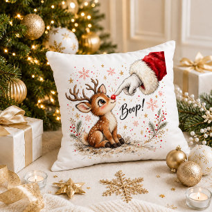 Kerstmis Rood Groen Citaat Accent Worp Kussen