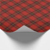 Kerstmis Rood & Groen Geruit Cadeaupapier (Hoek)