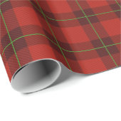 Kerstmis Rood & Groen Geruit Cadeaupapier (Rol Hoek)
