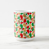 KERSTMIS ROOD GROEN GOUD TRAANDRUPPELPATROON KOFFIEMOK (Center)