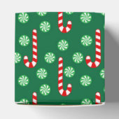Kerstmis Rood Groen Suikerstok Bedankdoosjes (Bovenkant)