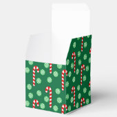 Kerstmis Rood Groen Suikerstok Bedankdoosjes (Geopend)