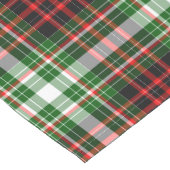 Kerstmis, Rood Groen Tartan Schotse Streep Medium Tafelloper (Hoek)