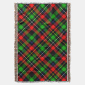 Kerstmis Rood Groen Wit Flanel Geruite Ontwerp  Deken (Voorkant Verticaal)