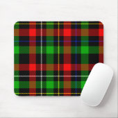 Kerstmis Rood Groen Wit Flanel Geruite Ontwerp Muismat (Met muis)