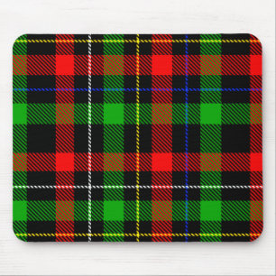 Kerstmis Rood Groen Wit Flanel Geruite Ontwerp Muismat