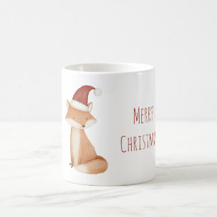 Kerstmis Rood Mutje Vos Koffiemok