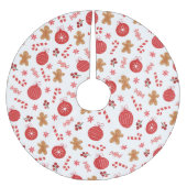Kerstmis Rood Ornament Vakantie Kerstboom Rok (Voorkant)