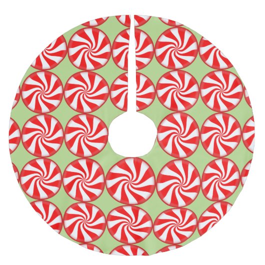 Kerstmis Rood Rood Witte stripper Snoep Kerstboom Rok (Voorkant)