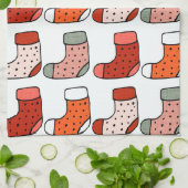 Kerstmis, rood theedoek (Gevouwen)