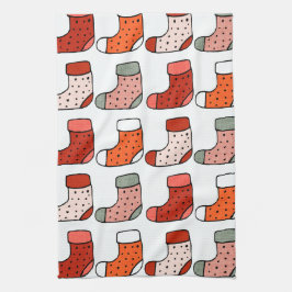 Kerstmis, rood theedoek