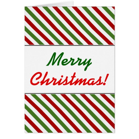 Kerstmis, rood, wit en groen gestreept patroon (Voorkant)