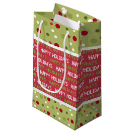 Kerstmis Rood, Wit en Groen Klein Cadeauzakje