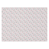 Kerstmis, rood, wit, sneeuwvlokken, winter, nieuw  tafelkleed (Voorkant (Horizontaal))