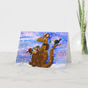 Kerstmis Roos Feestdagen Kaart