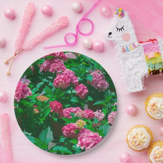 Kerstmis Roos Helleborus Flowers Floral Papieren Bordje (Feest)