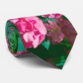 Kerstmis Roos Helleborus Flowers Floral Stropdas (Opgerold)