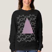 Kerstmis Roze Boom Winter Trui (Voorkant)