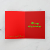 Kerstmis-roze Engel Feestdagen Kaart (Binnen)